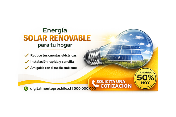 Energias renovables / eficiencia energetica – Listas para Publicar, pack incluye 10 plantillas