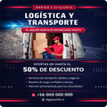 Transporte y Fletes – Listas para Publicar, pack incluye 10 plantillas