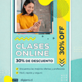 Clases online – Listas para Publicar, pack incluye 10 plantillas