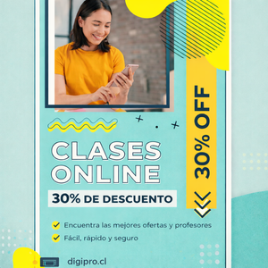 Clases online – Listas para Publicar, pack incluye 10 plantillas