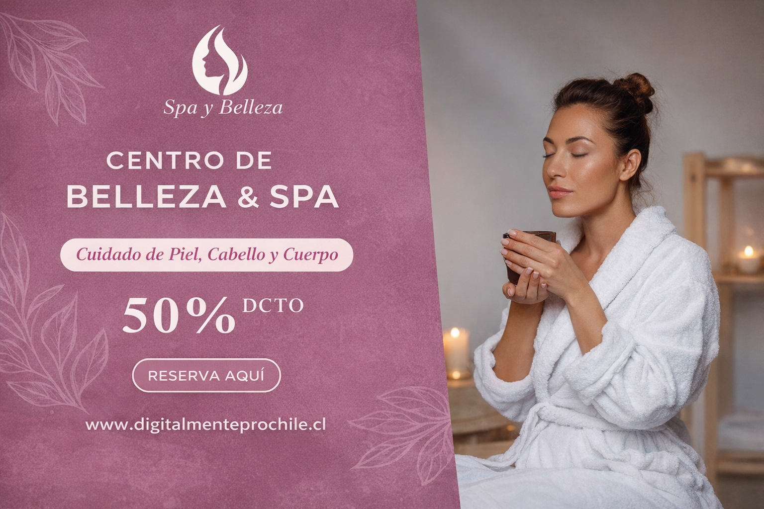 Estética Integral – Belleza y Cuidado Personal – Listas para Publicar, pack incluye 10 plantillas