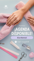 Pack Profesional de 10 Diseños para Manicuristas – Redes Sociales 1080 x 1920
